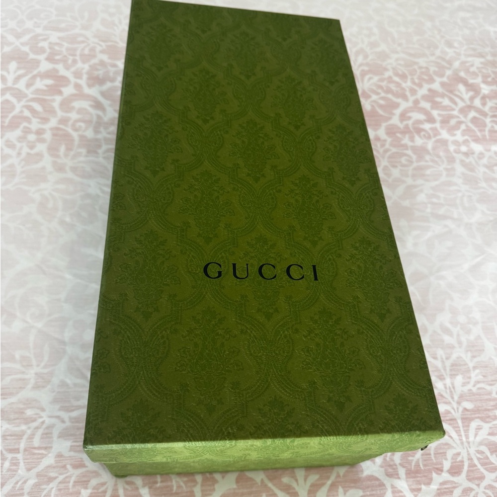 Gucci Olive Green Patterned Box